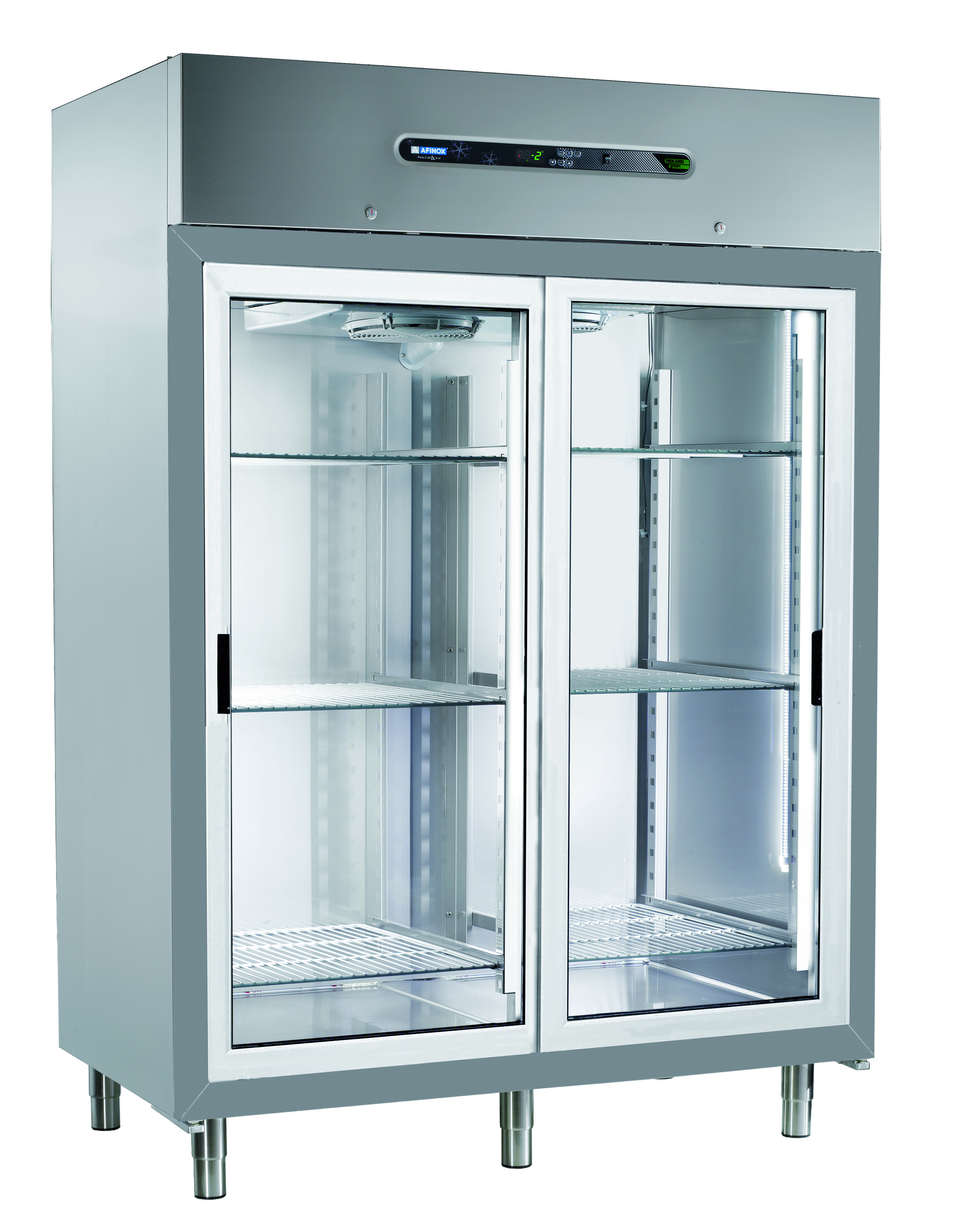 GREEN 1400 TN PVSChiller, C/w GLASS SLIDING Doors Able Products